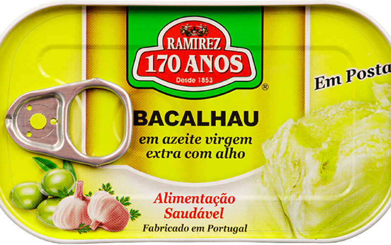 Codfish in olive oil and garlic (120g)