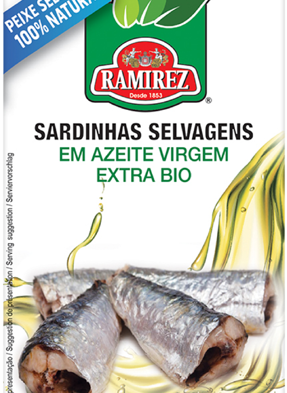 Sardines in extra virgin and bio olive oil (125g)